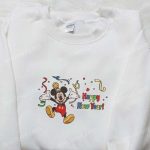Mickey Happy New Year & Disney Characters Merry Christmas Embroidered Sweatshirt – Best Gift Ideas for Christmas Mickey Happy New Year & Disney Characters Merry Christmas Embroidered Sweatshirt – Best Gift Ideas for Christmas
