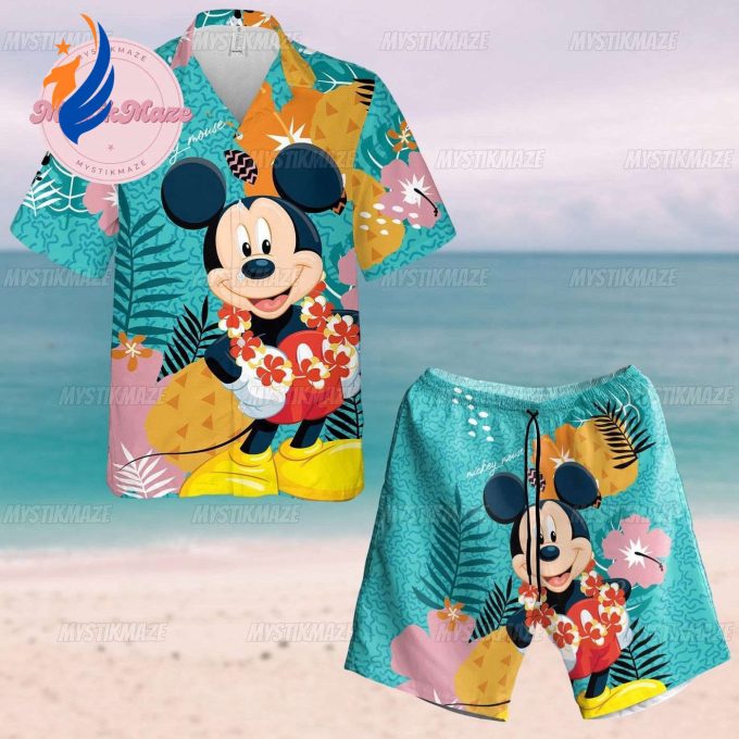 Fun in the Sun with Mickey: Hawaiian Shirts Swim Shorts Button Shirts & More!