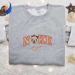 Mickey Head Santa Hat x Nike Shirt & Disney Characters Hoodie: Festive Christmas Embroidered Apparel Mickey Head Santa Hat x Nike Shirt & Disney Characters Hoodie: Festive Christmas Embroidered Apparel