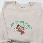 Disney Characters Embroidered Shirt & Hoodie: Perfect Christmas Gifts For Family