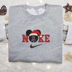 Mickey Let it Snow x Nike Christmas Embroidered Sweatshirt & Shirt: Best Gift Ideas Mickey Let it Snow x Nike Christmas Embroidered Sweatshirt & Shirt: Best Gift Ideas