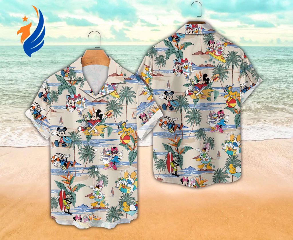 Mickey Minnie Donald Hawaiian Shirt: Aloha Summer Party Button Down Tropical Magical Kingdom – Perfect for Vacations! Mickey Minnie Donald Hawaiian Shirt: Aloha Summer Party Button Down Tropical Magical Kingdom – Perfect for Vacations!