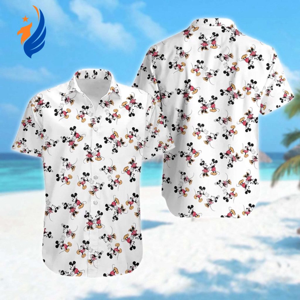 Fun in the Sun: Mickey Minnie Mouse Hawaiian Couple Shirt – Perfect for Summer Adventures! Fun in the Sun: Mickey Minnie Mouse Hawaiian Couple Shirt – Perfect for Summer Adventures!