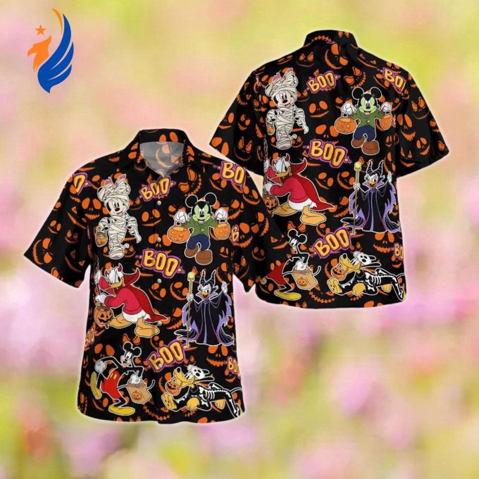 Mickey Mouse Cosplay Hawaiian Shirt – Cartoon All Over Print Button Up for Halloween Party & Holidays Mickey Mouse Cosplay Hawaiian Shirt – Cartoon All Over Print Button Up for Halloween Party & Holidays