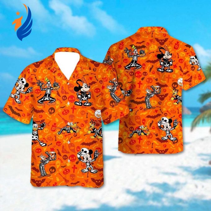 Mickey Mouse Hawaiian Shirt: Halloween Edition – Perfect for Summer Trips & Fun Halloween Celebrations! Mickey Mouse Hawaiian Shirt: Halloween Edition – Perfect for Summer Trips & Fun Halloween Celebrations!