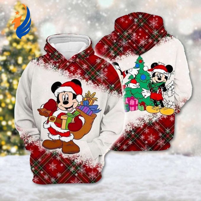 Magical Mickey Mouse Christmas 3D Hoodie Cartoon Xmas Sweater & All Over Print Shirt Magical Mickey Mouse Christmas 3D Hoodie Cartoon Xmas Sweater & All Over Print Shirt