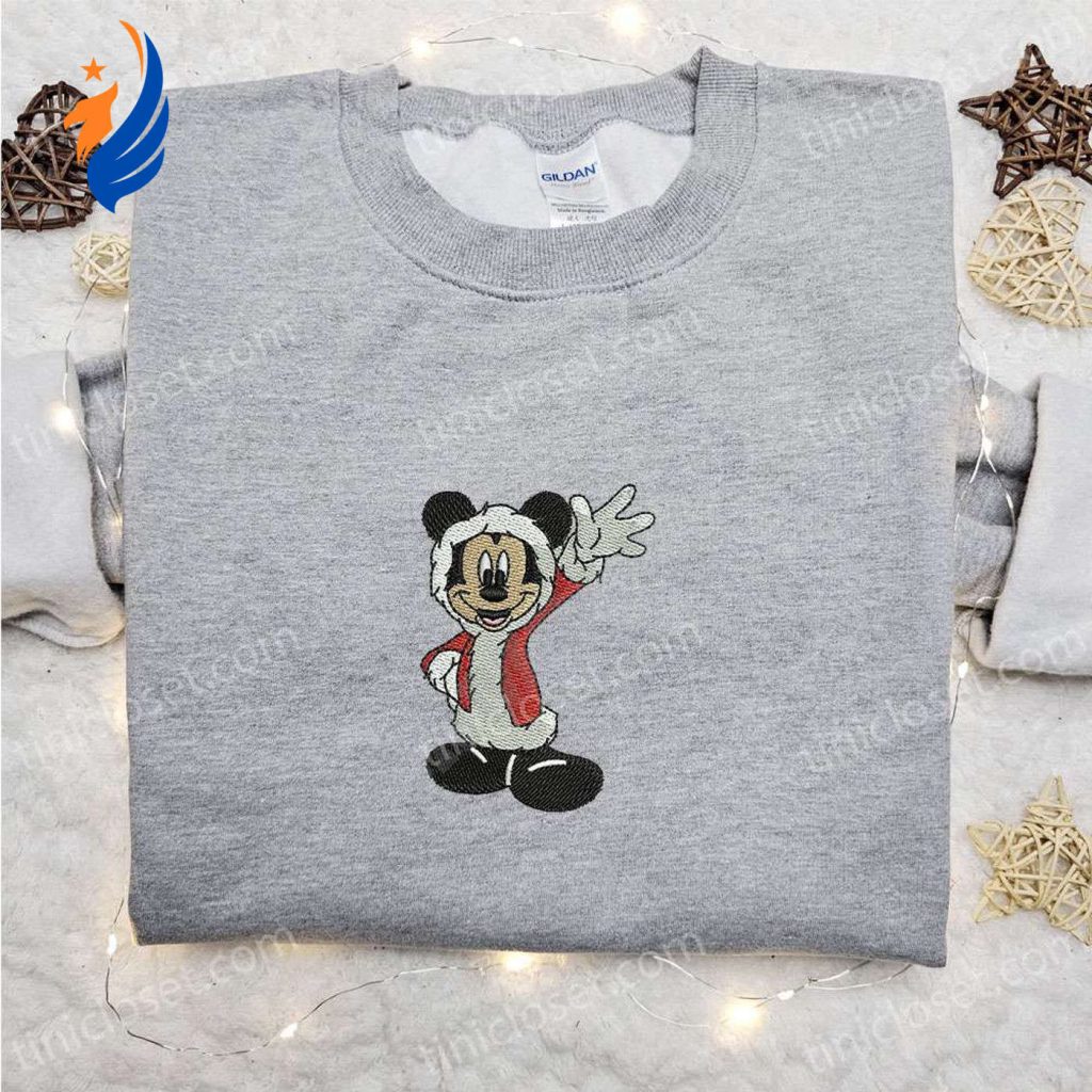 Mickey Mouse Christmas Embroidered Hoodie & T-Shirt: Best Gift Ideas from Disney Mickey Mouse Christmas Embroidered Hoodie & T-Shirt: Best Gift Ideas from Disney
