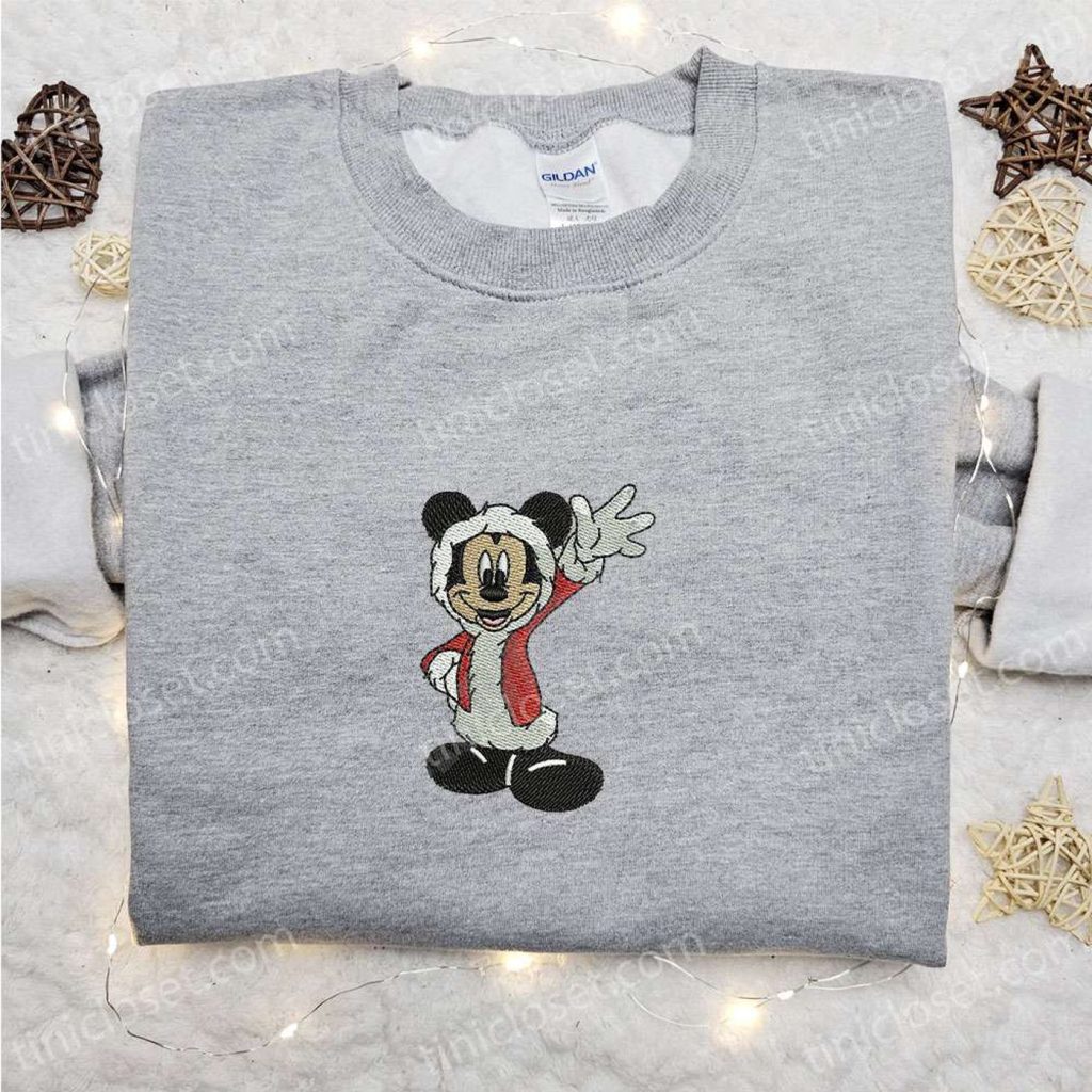 Mickey Mouse Christmas Embroidered Hoodie & T-Shirt: Best Gift Ideas from Disney Mickey Mouse Christmas Embroidered Hoodie & T-Shirt: Best Gift Ideas from Disney