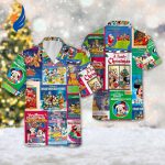 Christmas Hawaiian Shirts: Mickey Mouse Minnie Mouse Donald Duck & Goofy – Xmas Gift & Magic Kingdom Tee
