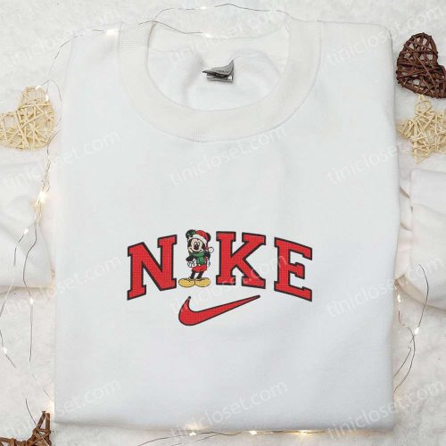 Disney Mickey Mouse Christmas x Nike Cartoon Hoodie & Shirt: Best Family Christmas Gift Ideas Disney Mickey Mouse Christmas x Nike Cartoon Hoodie & Shirt: Best Family Christmas Gift Ideas