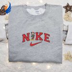 Mickey Mouse Christmas x Nike Cartoon Embroidered Hoodie & Shirt: Best Family Christmas Gift Ideas Mickey Mouse Christmas x Nike Cartoon Embroidered Hoodie & Shirt: Best Family Christmas Gift Ideas