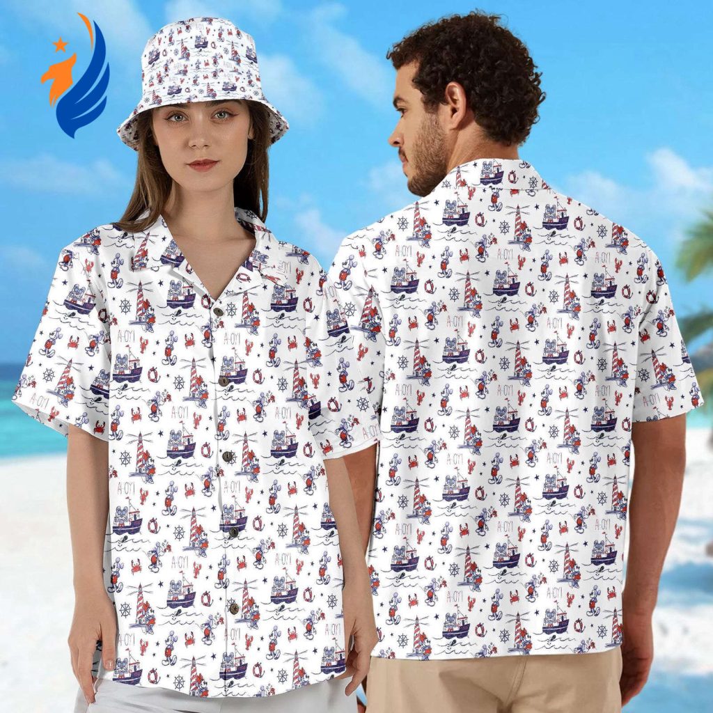 Fun & Stylish Mickey Mouse Cruise Hawaiian Shirt: Button Up for Hawaii Vacations & Summer Trips Fun & Stylish Mickey Mouse Cruise Hawaiian Shirt: Button Up for Hawaii Vacations & Summer Trips