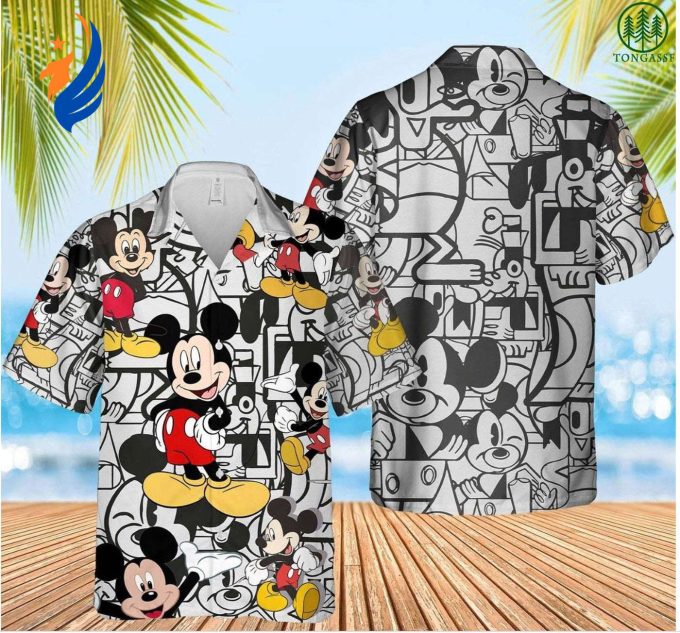Disney 2022 Mickey Mouse Men s Hawaiian Shirt – 3D Animation Print Short Sleeve Fashion Disney 2022 Mickey Mouse Men s Hawaiian Shirt – 3D Animation Print Short Sleeve Fashion