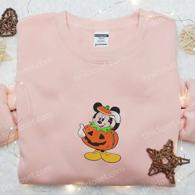 Mickey Mouse Disney Halloween Embroidered Shirt: Best Gift Ideas for Disney Halloween – T-shirt