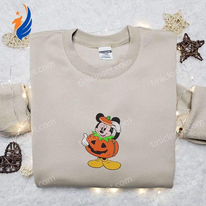Mickey Mouse Disney Halloween Embroidered Shirt: Best Gift Ideas for Disney Halloween – T-shirt Mickey Mouse Disney Halloween Embroidered Shirt: Best Gift Ideas for Disney Halloween – T-shirt