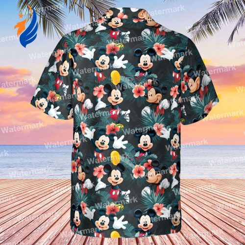 Mickey Mouse Hawaiian Shirt: Tropical Vibes with Hibiscus Beach Design Disney Hawaiian Shirt - Mickey Mouse Design Shop Now for a Fun and Stylish Look!