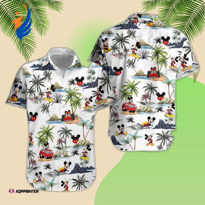 Hawaiian Aloha Beach Shirts: Mickey Mouse Donald Duck & Goofy – Fun & Stylish Disney Character Designs!