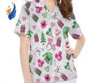 Disney Mickey Mouse Ears Christmas Tree Hawaiian Shirt – Festive Disneyland Holiday Gift Pink & Merry Party