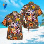 Mickey & Minnie Hawaiian Halloween Shirts – Fun Halloween Party Gift for Magic Kingdom Fans!