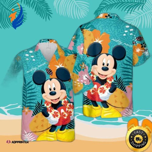 Mickey Mouse Hawaii Aloha Unisex Hawaiian Shirt – Beach Tropical Style for Men & Women