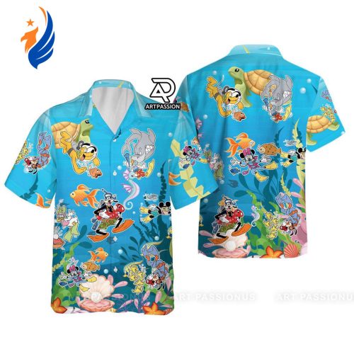 Mickey Mouse Hawaiian Shirt Disney Beach Shirt for Summer & Cruises