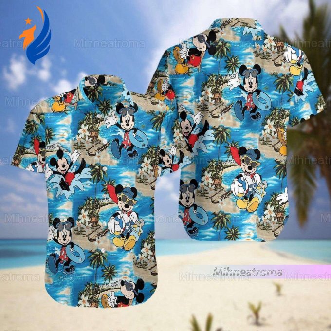 Mickey Mouse Hawaiian Shirt: Fun Disney Family Vacation Summer Aloha Gift Mickey Mouse Hawaiian Shirt: Fun Disney Family Vacation Summer Aloha Gift