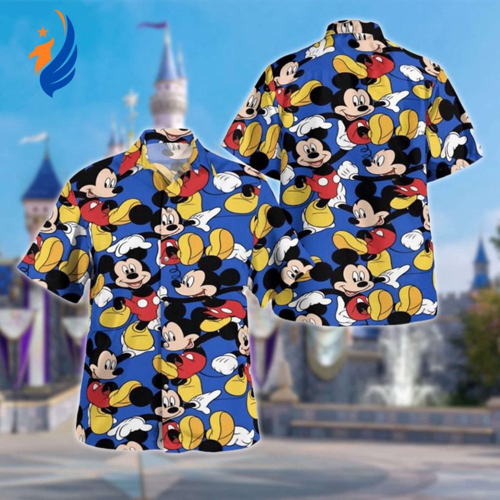 Mickey Mouse Hawaiian Shirt: Fun Summer Vacation Tee for Beach Parties in Hawaii! Mickey Mouse Hawaiian Shirt: Fun Summer Vacation Tee for Beach Parties in Hawaii!