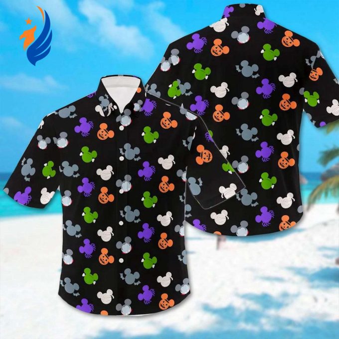 Mickey Mouse Head Hawaiian Shirt – Halloween & Summer Trip All Over Print Button Up Mickey Mouse Head Hawaiian Shirt – Halloween & Summer Trip All Over Print Button Up