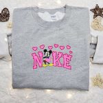 Disney x Nike Mickey Mouse Heart Embroidered Hoodie & Shirt – Perfect Valentine s Day Gift Disney x Nike Mickey Mouse Heart Embroidered Hoodie & Shirt – Perfect Valentine s Day Gift