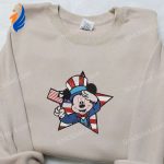 Disney Mickey Mouse Independence Day Embroidered Shirt: Best Patriotic Shirts for a Festive Look! Disney Mickey Mouse Independence Day Embroidered Shirt: Best Patriotic Shirts for a Festive Look!