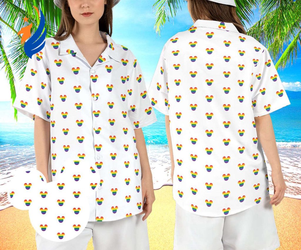 Mickey Mouse LGBT Pride Hawaiian Shirt – Disneyland Support for LGBTQ+ in Hawaii Mickey Mouse LGBT Pride Hawaiian Shirt – Disneyland Support for LGBTQ+ in Hawaii