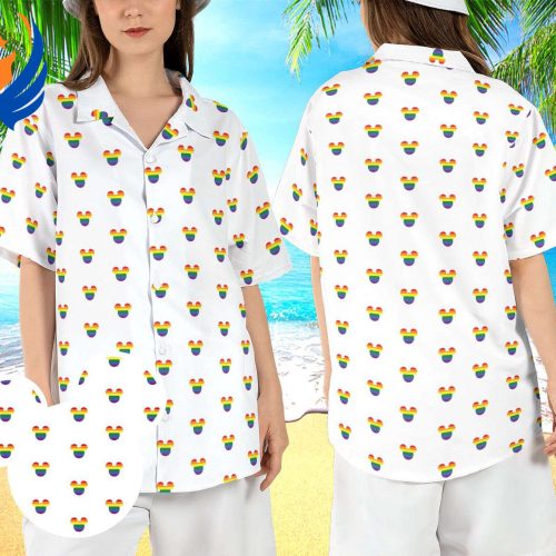 Mickey Mouse LGBT Pride Hawaiian Shirt – Disneyland Support for LGBTQ+ in Hawaii