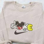 Get the Perfect Valentine s Day Gift: Mickey Mouse Love x Nike Embroidered Hoodie & Shirt Get the Perfect Valentine s Day Gift: Mickey Mouse Love x Nike Embroidered Hoodie & Shirt
