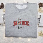 Mickey Mouse Mummy x Nike Embroidered Sweatshirt: Spooktacular Halloween Gift Idea Halloween Embroidered Shirt