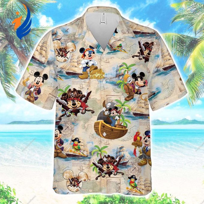 Adventure in Style with Mickey Mouse Pirate Hawaiian Shirt – Perfect for Disney Fans and Beach Lovers! Adventure in Style with Mickey Mouse Pirate Hawaiian Shirt – Perfect for Disney Fans and Beach Lovers!