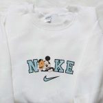 Mickey Mouse Pumpkin Mask Halloween x Nike Embroidered Sweatshirt: Best Disney Characters Shirt Perfect Halloween Gift Mickey Mouse Pumpkin Mask Halloween x Nike Embroidered Sweatshirt: Best Disney Characters Shirt Perfect Halloween Gift