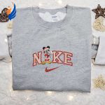 Mickey Mouse Santa x Nike Embroidered Shirt Disney Characters Hoodie & Christmas Sweatshirt: Festive Disney Apparel Mickey Mouse Santa x Nike Embroidered Shirt Disney Characters Hoodie & Christmas Sweatshirt: Festive Disney Apparel