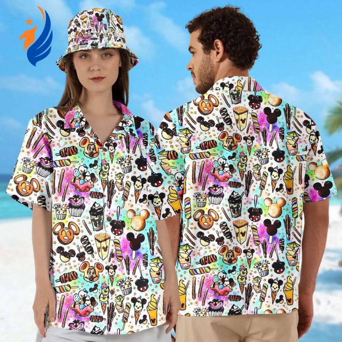 Mickey Mouse Snacks Symbol Hawaiian Shirt – Fun & Stylish Summer Family Shirt Perfect Birthday Gift for Kids Mickey Mouse Snacks Symbol Hawaiian Shirt – Fun & Stylish Summer Family Shirt Perfect Birthday Gift for Kids