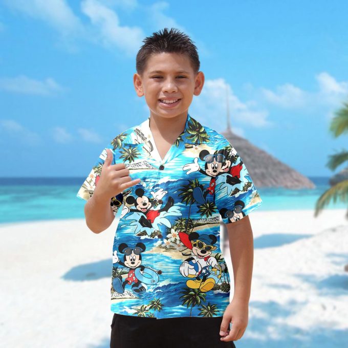 Mickey Mouse Hawaiian Shirt: Funny & Stylish Summer Beach Button Up Perfect for Mouse-themed Parties & Gifts!