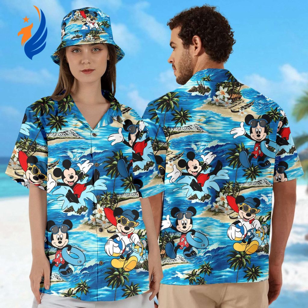 Mickey Mouse Hawaiian Shirt: Funny & Stylish Summer Beach Button Up Perfect for Mouse-themed Parties & Gifts! Mickey Mouse Hawaiian Shirt: Funny & Stylish Summer Beach Button Up Perfect for Mouse-themed Parties & Gifts!