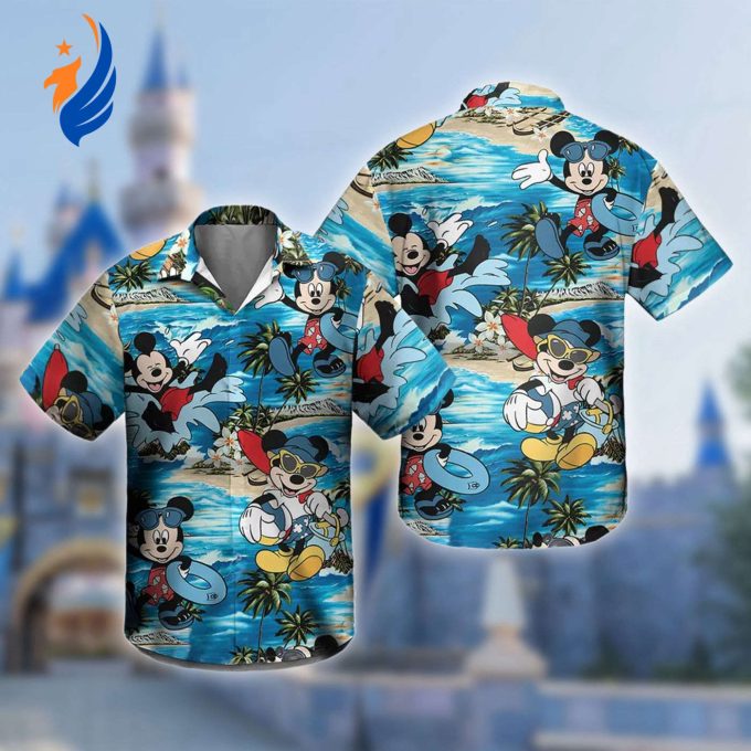 Mickey Mouse Summer Beach Hawaiian Shirt – Funny Mouse Hawaii Shirt for a Stylish Swim Trip Party Gift