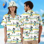 Mickey Mouse Hawaiian Beach Shirt: Fun Summer Vacation Character Button Up
