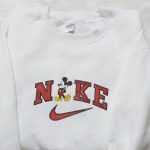 Mickey Mouse x Nike Cartoon Embroidered Shirt: Custom Birthday Gift Ideas Mickey Mouse x Nike Cartoon Embroidered Shirt: Custom Birthday Gift Ideas