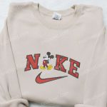 Mickey Mouse x Nike Cartoon Embroidered Shirt: Custom Birthday Gift Ideas Mickey Mouse x Nike Cartoon Embroidered Shirt: Custom Birthday Gift Ideas