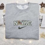 Mickey Mouse x Nike Cartoon Embroidered Tshirt: Disney Characters Inspired Tee Mickey Mouse x Nike Cartoon Embroidered Tshirt: Disney Characters Inspired Tee
