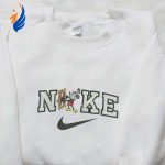 Mickey Mouse x Nike Cartoon Embroidered Tshirt – Disney Characters Shirt with Nike Inspiration Mickey Mouse x Nike Cartoon Embroidered Tshirt – Disney Characters Shirt with Nike Inspiration