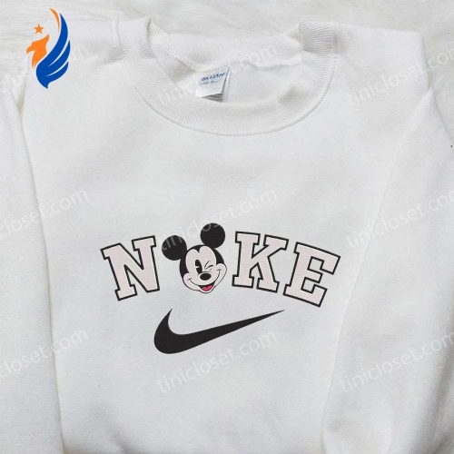 Mickey Mouse x Nike Embroidered Hoodie & Disney Shirt: Authentic & Inspired Nike Apparel with Mickey Mouse Designs