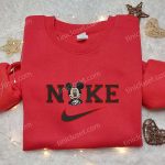 Mickey Mouse x Nike Embroidered Sweatshirt: Disney Shirt Nike Inspired Design Mickey Mouse x Nike Embroidered Sweatshirt: Disney Shirt Nike Inspired Design