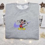 Disney x Nike Mickey Mouse Cartoon Hoodie & Embroidered Shirts: Stylish Nike Swoosh & Disney Characters Inspired Apparel