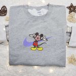 Mickey Mouse x Nike Cartoon Embroidered Hoodie & Shirts: Disney Characters & Nike Inspired Apparel Mickey Mouse x Nike Cartoon Embroidered Hoodie & Shirts: Disney Characters & Nike Inspired Apparel
